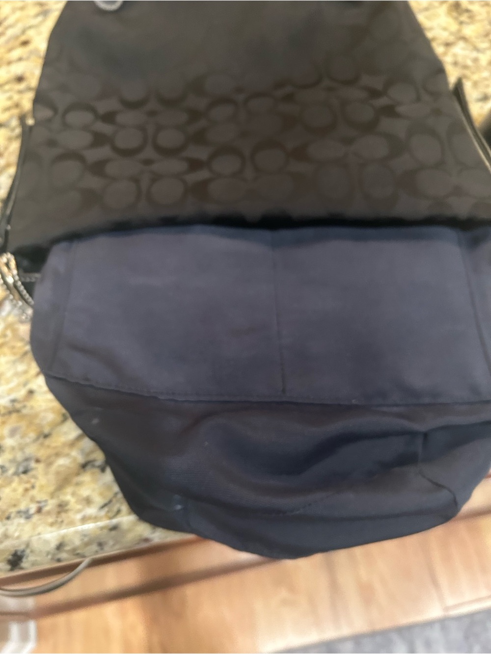 Coach Signature Soho black jacquard and leather bucket bundle with with wallet - Picture 5 of 15
